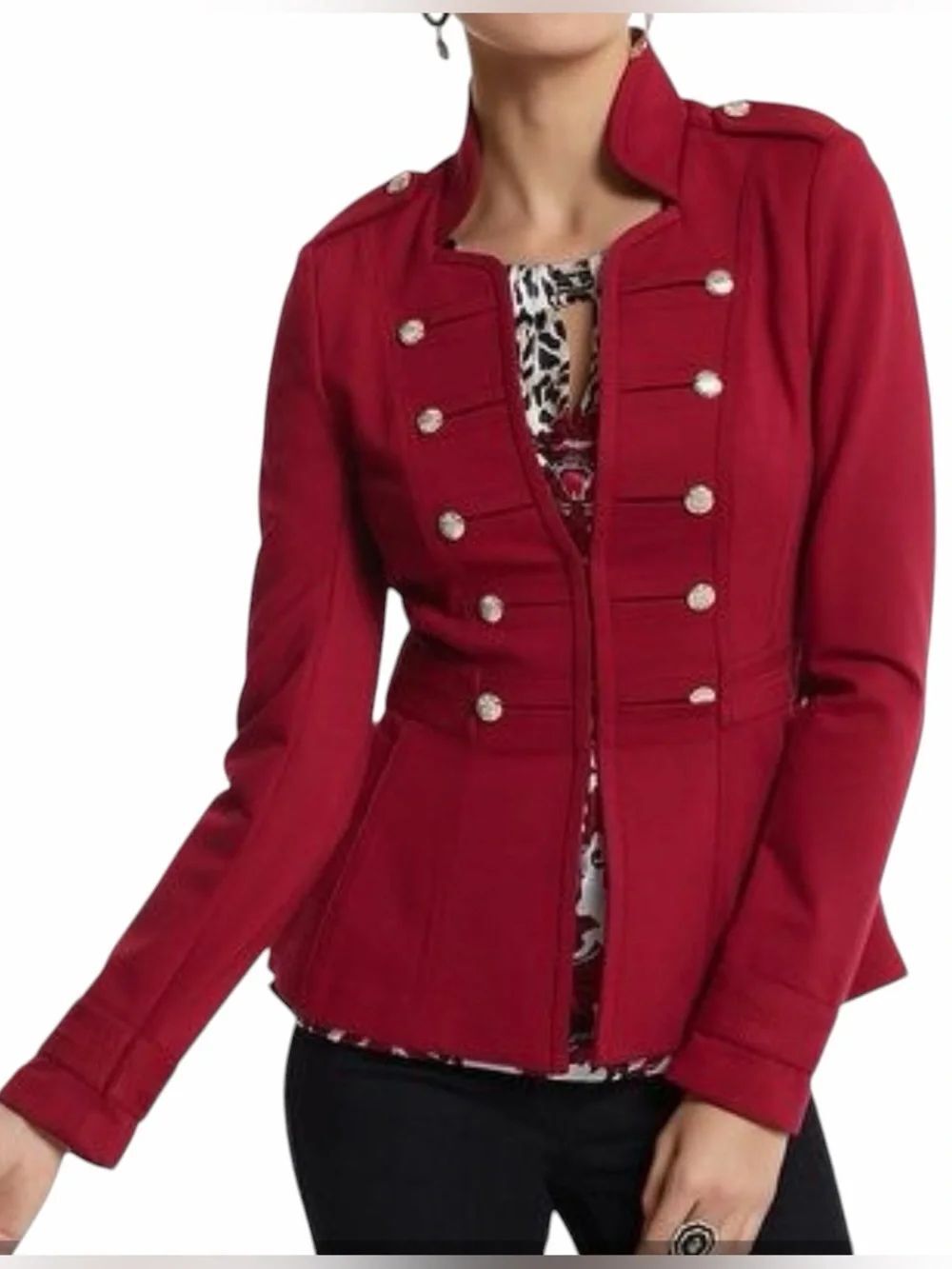 White House Black Market Military Jacket(Size 8)